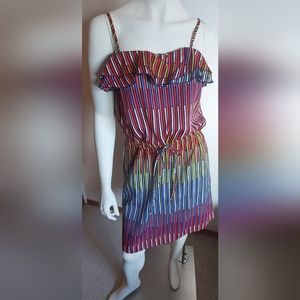 Gap striped summer dress, size medium. EUC